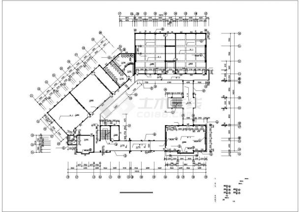 艺术楼建筑施工图纸（含设计说明）-图二