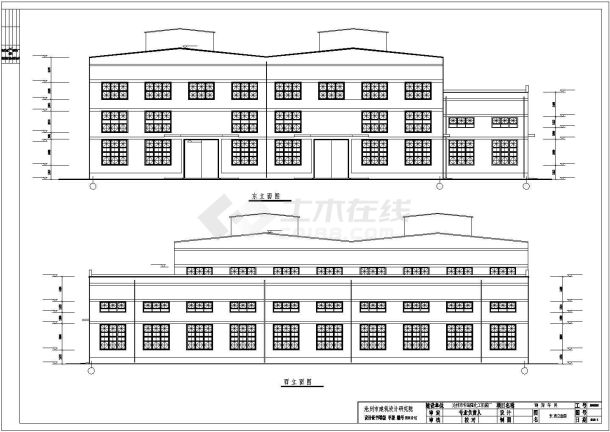 某地混凝土排架厂房建筑设计施工图-图二