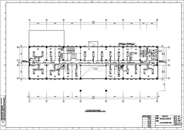 某七层综合办公楼模块式地源热泵空调设计图-图二
