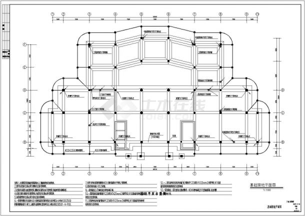 某综合楼医院电气设计CAD施工图-图二