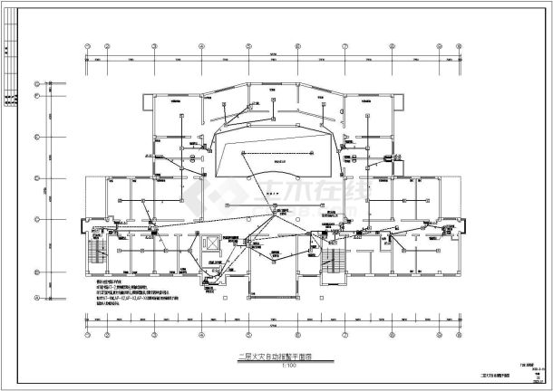 某综合医院电气设计全套CAD施工图-图二