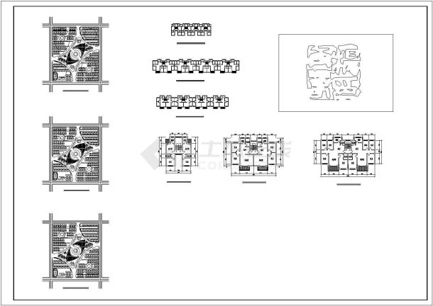 比较小型的小区规划方案建筑图（共2张）-图二