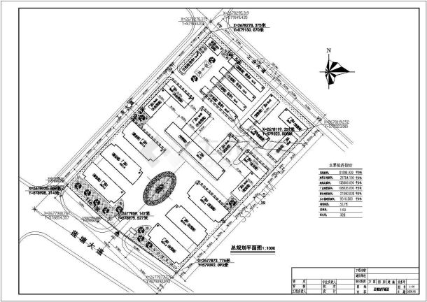 比较完善的小型住宅总规划平面建筑图-图二