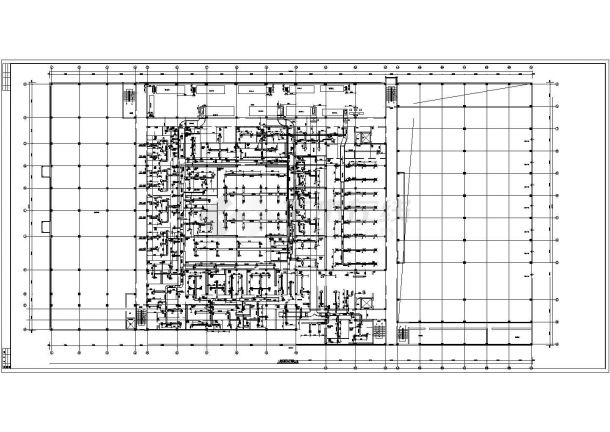 某地制剂车间中央空调暖通CAD设计图-图一