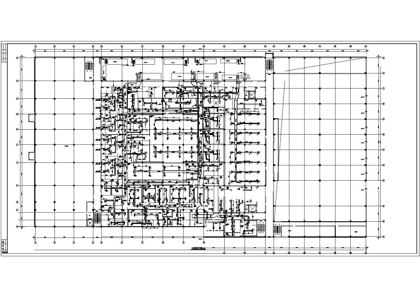 某地制剂车间中央空调暖通CAD设计图