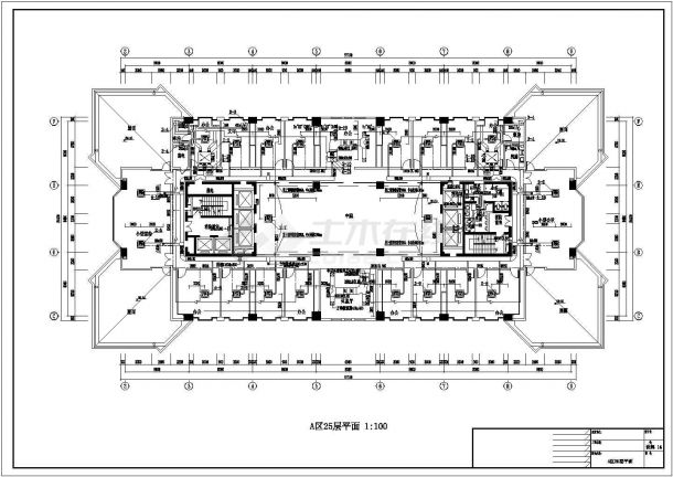 某地综合楼空调和通风防排烟暖通CAD设计图纸-图二