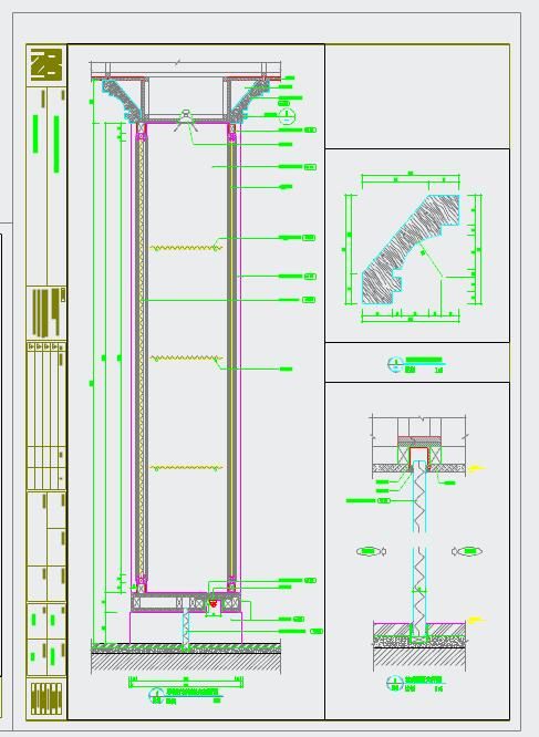 凯旋新世界复式户型样板间装修设计施工图-图二