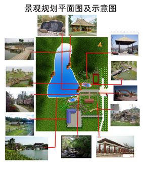 度假山庄景观规划平面方案及示意图_图1