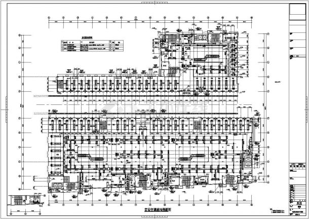 河南某四层大型商场空调设计施工图纸-图二