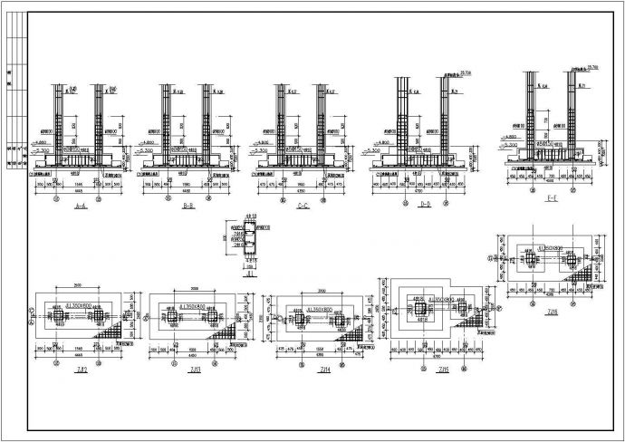 框剪结构商务楼建筑结构图（共31张）_图1