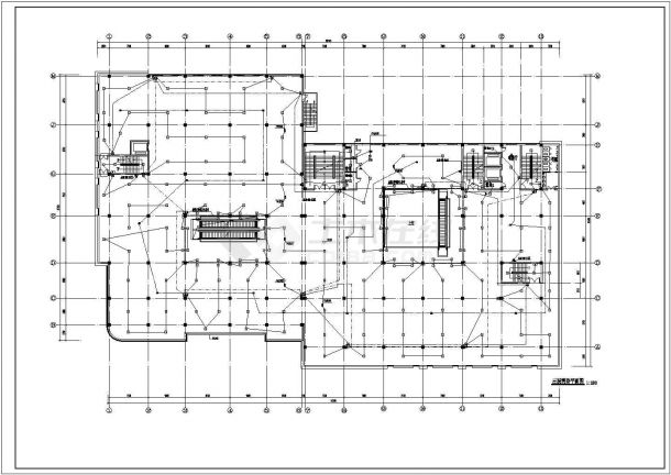 一栋六层的商业楼电气设计全套施工图-图二