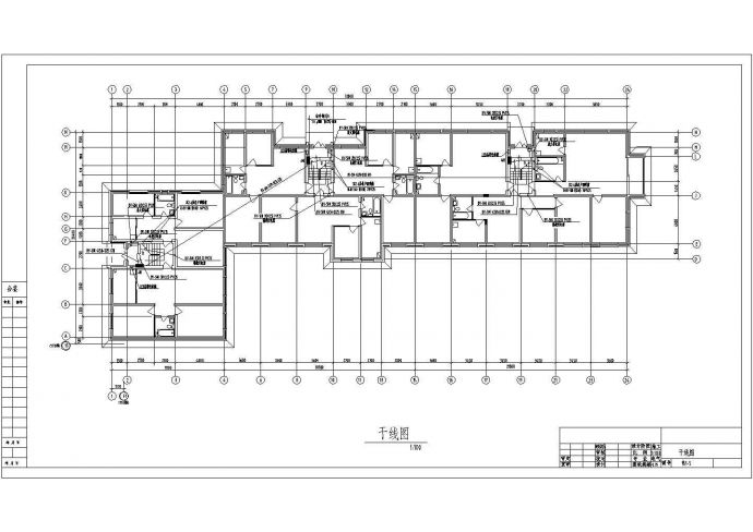 某地区六层住宅楼电气设计方案图纸_图1