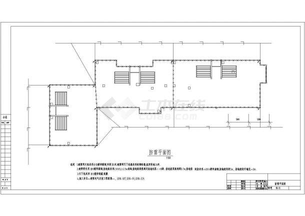 某地区六层住宅楼电气设计方案图纸-图二