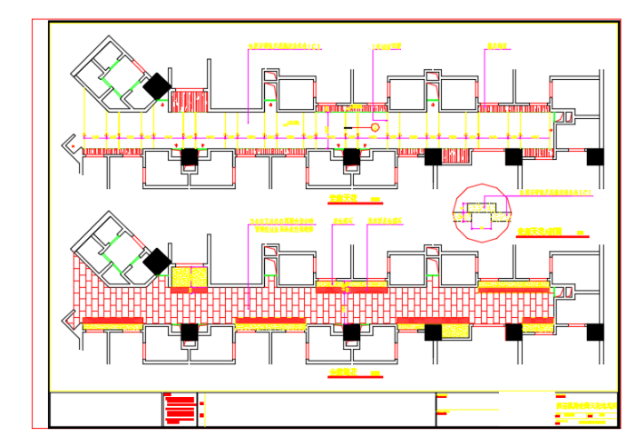 某地大型商务酒店棋牌室装修设计施工CAD图纸_图1