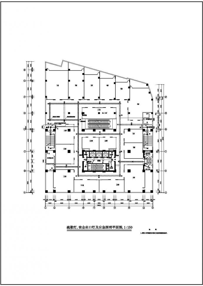 某商场电气、消防全套具体电气设计施工CAD图_图1