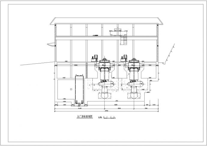 某2台HLA551-LJ-120水轮机电站初步设计图纸_图1
