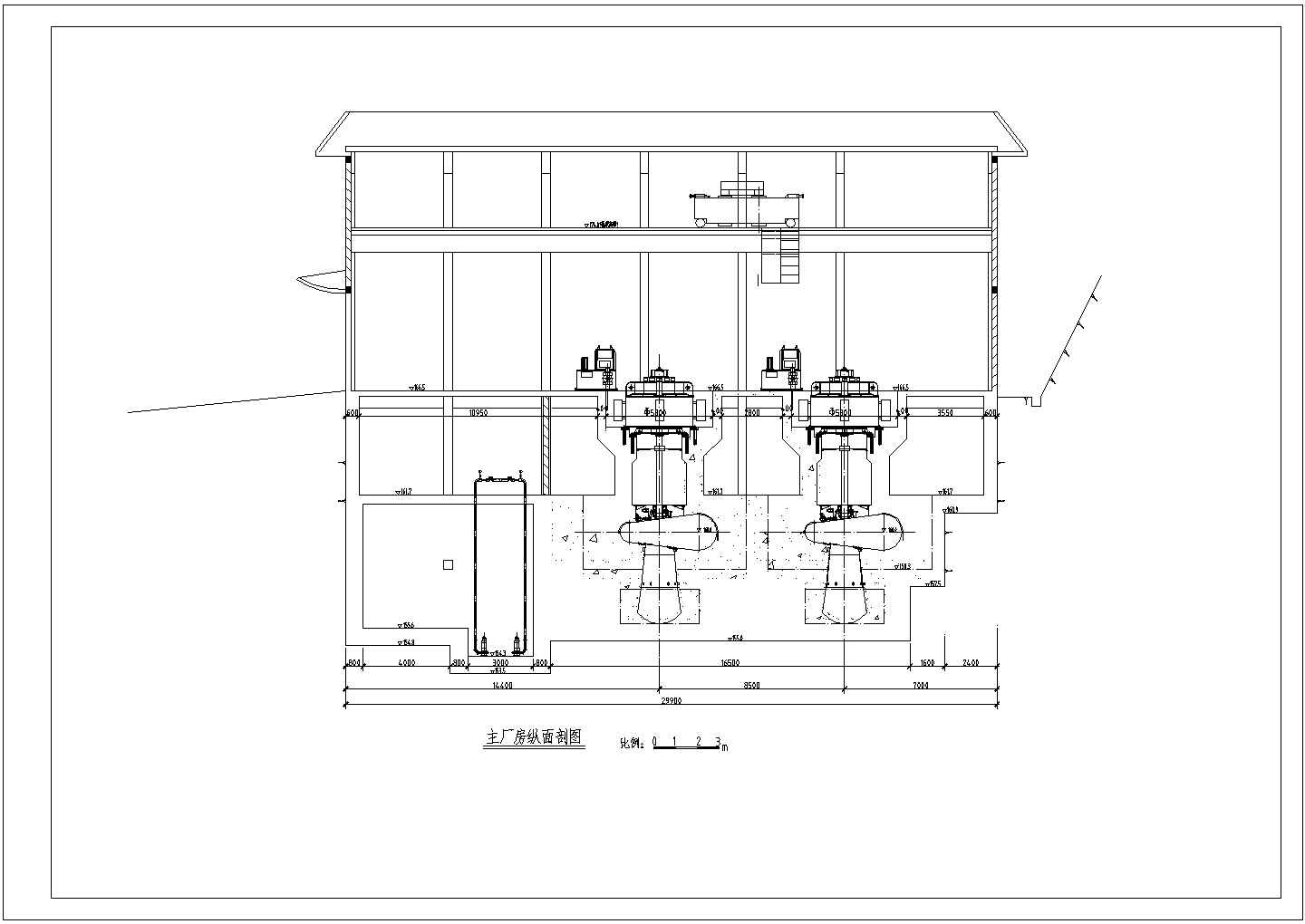 某2台HLA551-LJ-120水轮机电站初步设计图纸