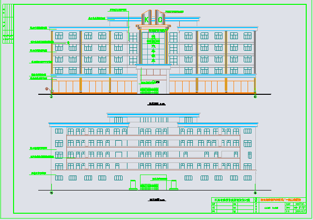 连云港某五层砖混结构综合楼建筑设计方案图_图1