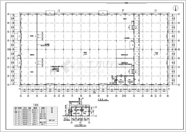某钢结构厂房建筑设计施工图（包含结构设计）-图二