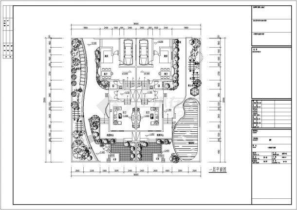 某地3层框架结构独栋别墅建筑方案设计-图二