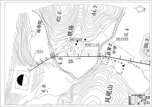 集镇集中式饮用水工程管道施工图设计-图二
