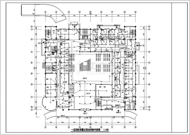 医院门诊部电气设计方案CAD施工图-图一