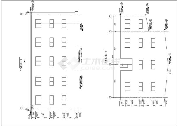 某地选矿厂厂房扩建结构设计施工图（包含建筑设计）-图一