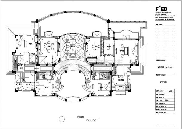 西郊庄园NW79最后的CAD施工设计图-图二