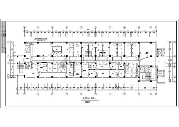 医院住院部弱电气设计CAD施工图纸-图二