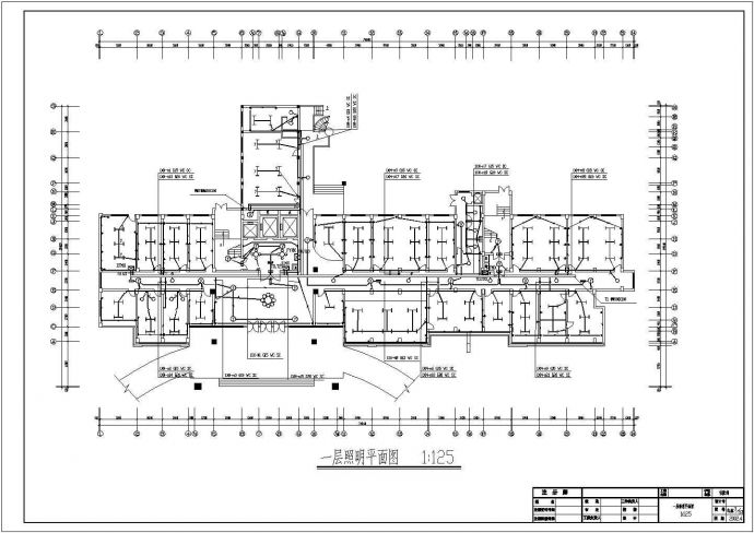 医院住院楼电气设计方案CAD施工图_图1