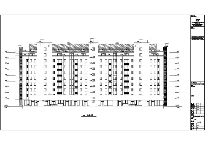 潍坊某底商住宅楼分户计量采暖设计图_图1