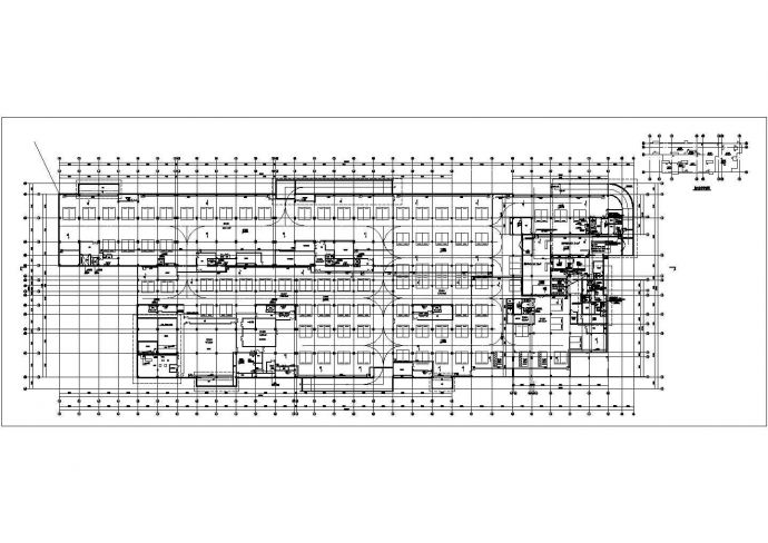 某地办公楼地下室人防给排水CAD设计图_图1