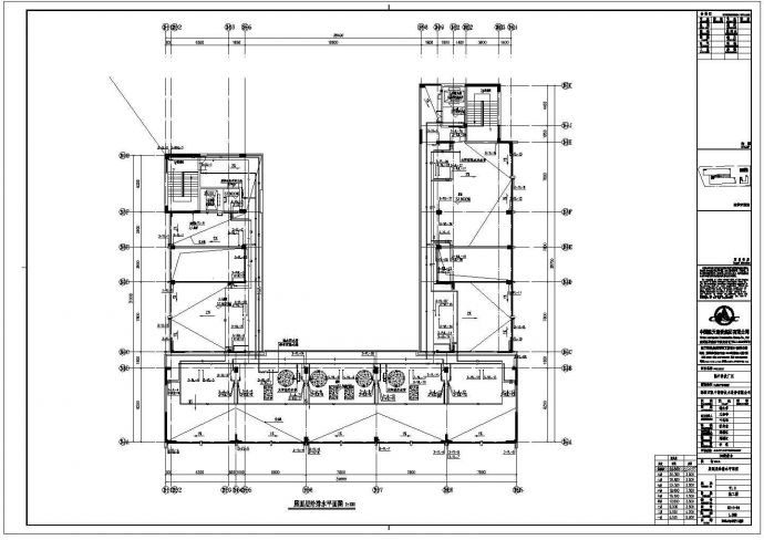 某地大学生宿舍大楼建筑CAD设计图_图1