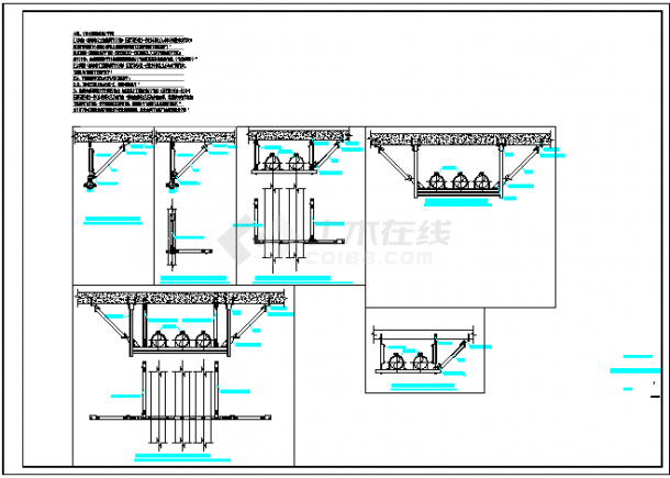 钱塘江塔底铺闸门卫管所变电房--给排水设计图-图一