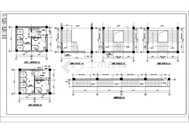 库房施工及设计方案全套CAD平面图-图一
