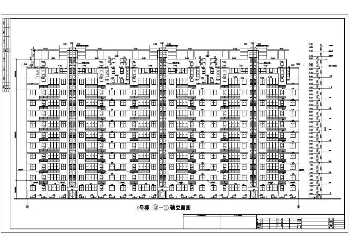 某地十二层剪力墙结构住宅建筑设计方案图纸_图1
