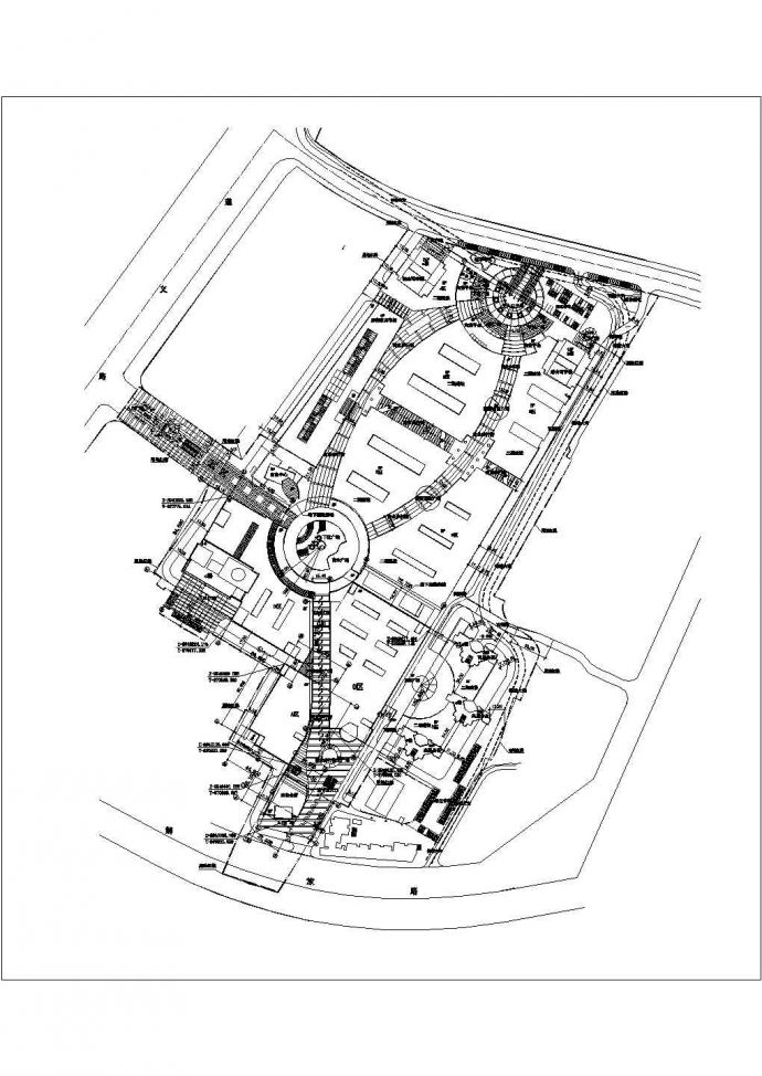 浙江商城建筑设计规划CAD施工图_图1