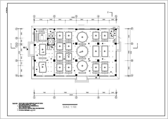 某市大型宾馆装修CAD设计施工图_图1