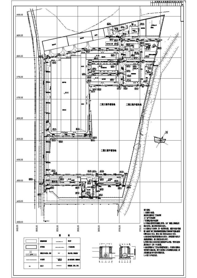 某地区多层厂区CAD规划建筑设计总图_图1
