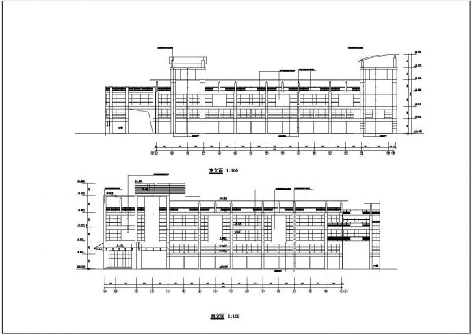 临城农贸市场建筑设计CAD方案施工图_图1