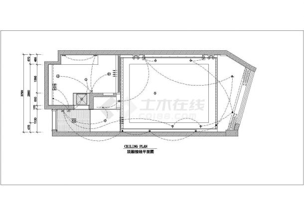 某地区某酒店客房装饰建筑设计施工图-图二