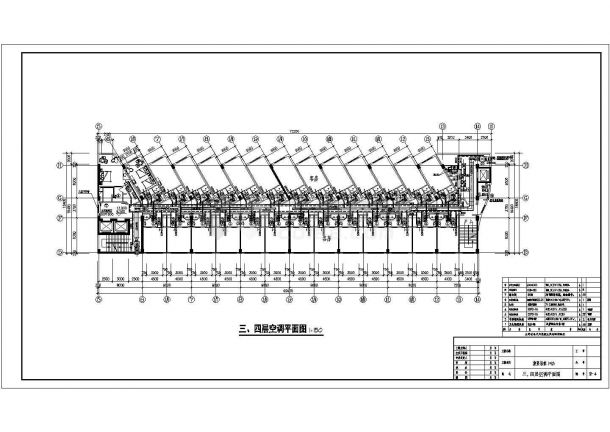 某9层宾馆通风暖通空调设计施工图-图一