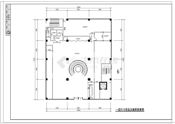 某2层中式餐厅室内装修设计施工图-图一