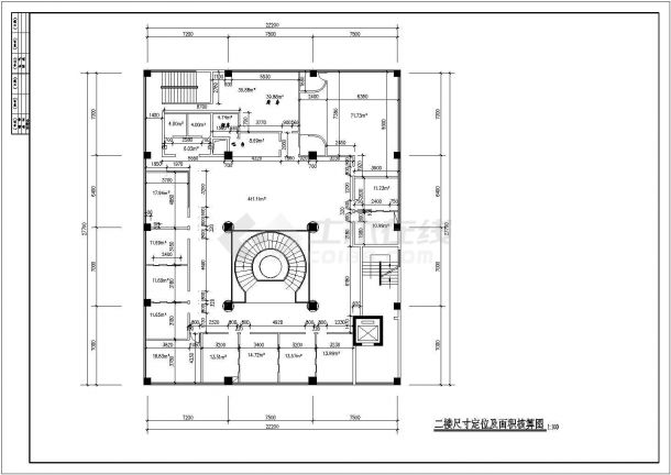某2层中式餐厅室内装修设计施工图-图二