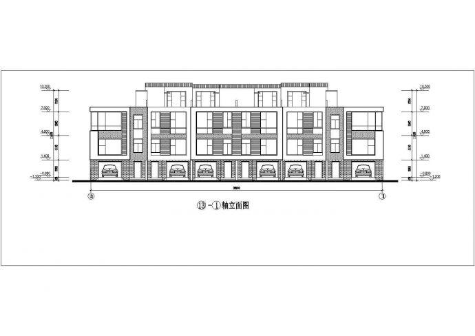 上海某高档综合小区建筑设计方案及总平图_图1