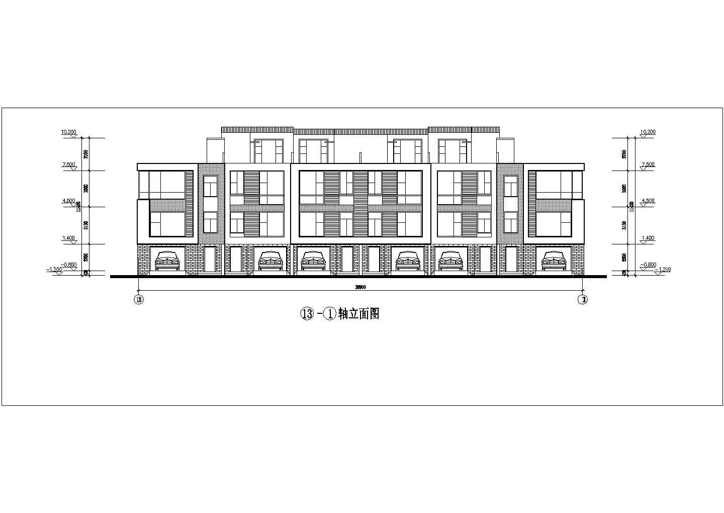 上海某高档综合小区建筑设计方案及总平图