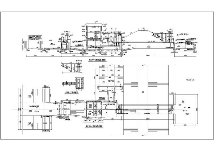 某地一中心排灌站初步设计结构图纸_图1