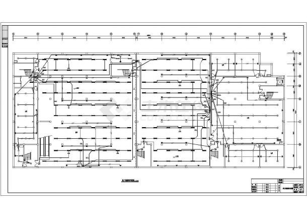 某地3层框架结构大型商场电气施工图-图一