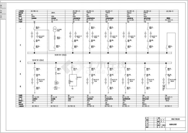 某电气小型焦化厂改造工程电气施工图（共5张）-图二