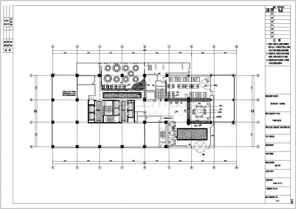 北京某饭店改造室内装修设计施工图-图二